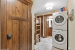 Full Size washer and dryer on first floor
